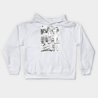 New Fork BW Kids Hoodie